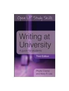 Writing at University: A Guide for Students - 9780335221165