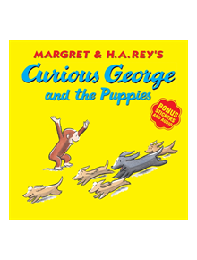 Curious George and the Puppies: With Bonus Stickers and Audio - 9780358157229