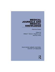 Medical Journals and Medical Knowledge - 9780367075958