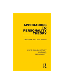 Approaches to Personality Theory - 9780367135874