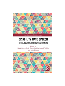 Disability Hate Speech - 9780367193423