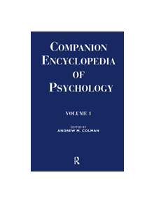 Companion Encyclopedia of Psychology - 9780415064460