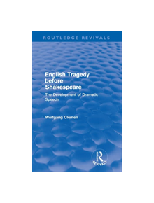 English Tragedy before Shakespeare - 9780415618595