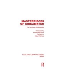 Masterpieces of Chikamatsu - 9780415849456