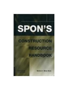 Spon's Construction Resource Handbook - 9780419236801