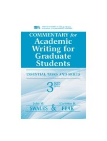 Commentary for Academic Writing for Graduate Students - 9780472035069