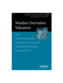 Weather Derivative Valuation - 9780521142281