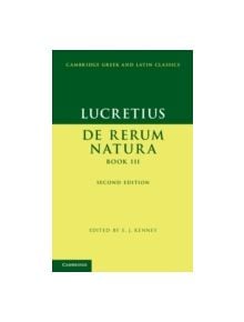 Lucretius: De Rerum NaturaBook III - 9780521173896