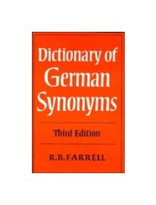 Dictionary of German Synonyms - 9780521290685