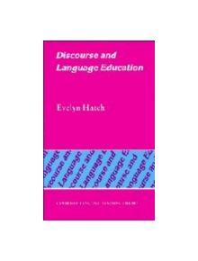 Discourse and Language Education - 9780521415828