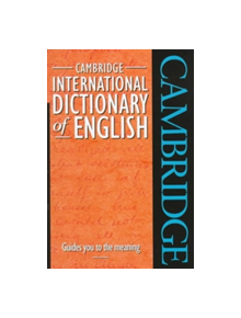 Cambridge International Dictionary of English - 9780521482363