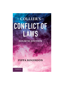 Collier's Conflict of Laws - 9780521513531