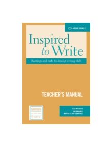 Inspired to Write Teacher's Manual - 9780521537124