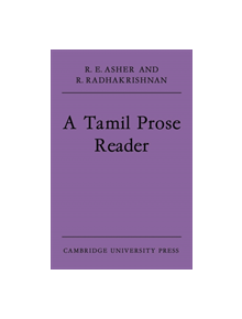 A Tamil Prose Reader - 9780521611855