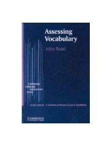 Assessing Vocabulary - 9780521621823