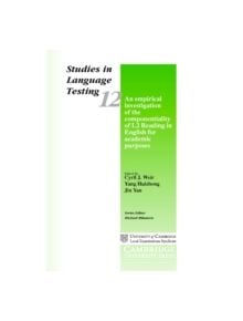 An Empirical Investigation of the Componentiality of L2 Reading in English for Academic Purposes - 9780521652995