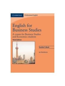 English for Business Studies Teacher's Book - 9780521743426