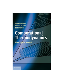 Computational Thermodynamics - 9780521868112