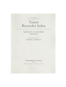 Tenor Recorder Solos - 9780571504749