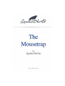 The Mousetrap - 9780573015229