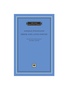 Greek and Latin Poetry - 9780674984578