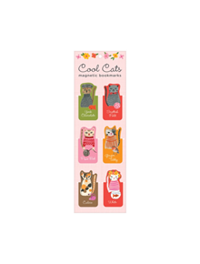 Cool Cats Magnetic Bookmarks - 9780735354302