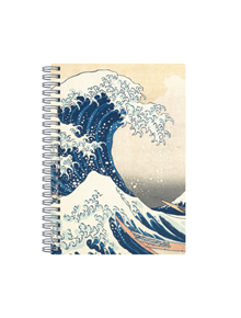 Hokusai Great Wave Wire-O Journal 6 X 8.5" - 9780735357426