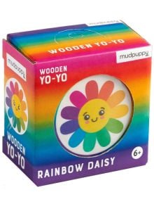 Дървено Йо-Йо Mudpuppy Rainbow Daisy - 1119238 - 1122574 - 1129388 - Mudpuppy - Games - 9780735375536