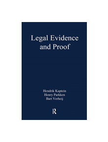 Legal Evidence and Proof - 9780754676201