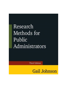 Research Methods for Public Administrators - 9780765637147