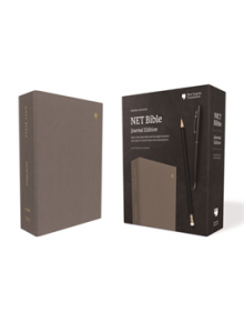 NET Bible, Journal Edition, Cloth over Board, Gray, Comfort Print - 9780785224655