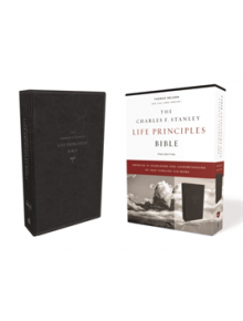 The NKJV, Charles F. Stanley Life Principles Bible, 2nd Edition, Leathersoft, Black, Comfort Print - 9780785225379