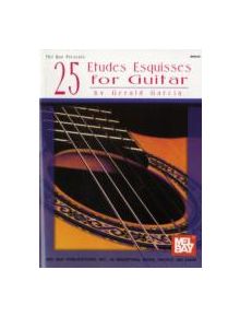 25 Etudes Esquisses for Guitar - 9780786604074