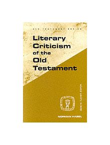 Literary Criticism of the Old Testament - 9780800601768