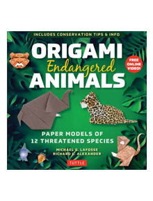 Origami Endangered Animals Kit - 9780804850261