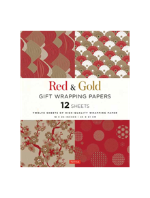 Red and Gold Gift Wrapping Papers - 9780804851626