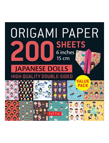 Origami Paper 200 sheets Japanese Dolls 6 inch (15 cm) - 9780804852074