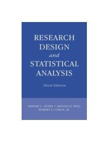 Research Design and Statistical Analysis - 9780805864311