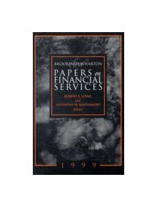 Brookings-Wharton Papers on Financial Services: 1999 - 9780815752875