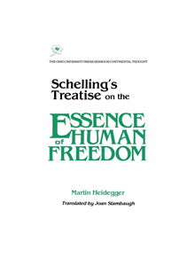 Schellings Treatise - 9780821406915