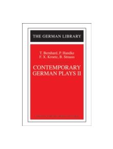 Contemporary German Plays - 9780826413147