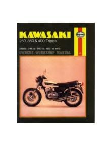 Kawasaki 250, 350 and 400 Three Cylinder Owner's Workshop Manual - 9780856961342