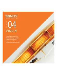 Trinity College London Violin Exam Pieces 2020-2023: Grade 4 CD - 9780857369048