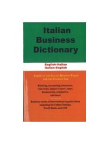 Italian Business Dictionary - 9780884003199