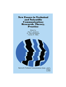 New Essays in Technical and Scientific Communication - 9780895030368