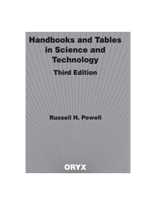 Handbooks and Tables in Science and Technology, 3rd Edition - 9780897745345