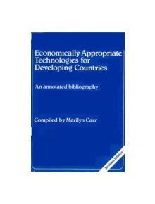 Economically Appropriate Technologies for Developing Countries - 9780903031752