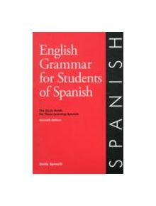 English Grammar for Students of Spanish 7th edition - 9780934034418