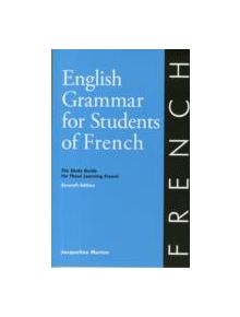 English Grammar for Students of French 7th edition - 9780934034425