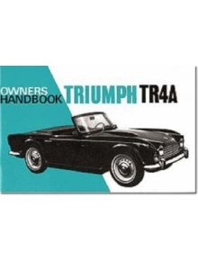 Triumph TR4A Owners Handbook - 9780948207679